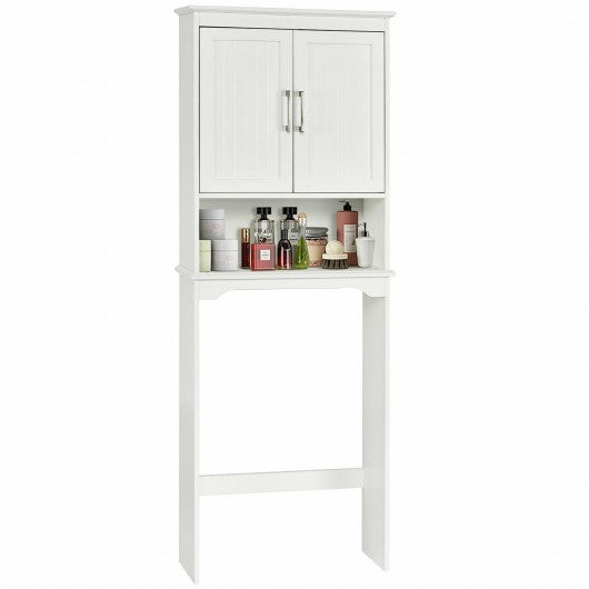 Over Toilet Space Saver Bathroom Organizer with Storage Cabinet