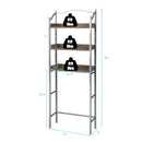 3-Tier Over-The-Toilet Bathroom Spacesaver Storage Rack
