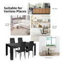 Set of 4 Kitchen Dining Side Fabric Cushion Chairs