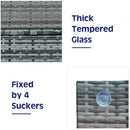 3 Pcs Patio Rattan Furniture Bistro Sofa Set with Cushioned-Navy