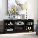 2-Tier 58" TV Stand Entertainment Media Console Center-Black