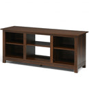 2-Tier 58" TV Stand Entertainment Media Console Center-Walnut