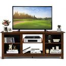 2-Tier 58" TV Stand Entertainment Media Console Center-Walnut