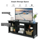 2-Tier Entertainment Media Console Center-Black