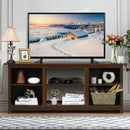 2-Tier Entertainment Media Console Center-Coffee