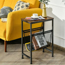 Narrow  Sling Industrial Accent Console Table