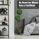 4' Artificial UV Resistant Topiary Triple Ball Tree Plant