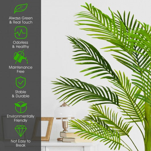 4.3 Ft Indoor Artificial Phoenix Palm Tree Plant