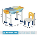 6 in 1 Kids Activity Table Set with Chair