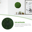 2 Pieces 15.7" Artificial Boxwood Topiary UV Protected Indoor Outdoor Balls