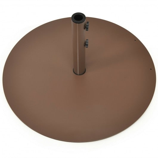 29.5 Inches Outdoor Steel Market Umbrella Base Stand for Backyard and Poolside