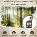 16th Century Nautical Chart Wine Cabinet with Wheels