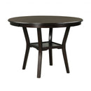 42 Inch 2-tier Round Dining Table with Storage Shelf
