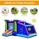 Indoor Outdoor Inflatable Alien Style Kids Bouncy Castle with 480W Air Blower