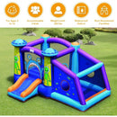 Indoor Outdoor Inflatable Alien Style Kids Bouncy Castle with 480W Air Blower