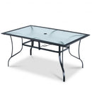 60 x 38 Inch All Weather Rectangular Patio Dining Table