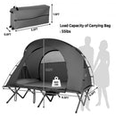 2-Person Outdoor Camping Tent with External Cover-Gray