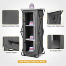 Folding Pop-Up Cupboard Compact Camping Storage Cabinet with Bag-XL