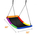 700lb Giant 60" Skycurve Platform Tree Swing for Kids and Adults-Multicolor