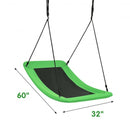 700lb Giant 60" Skycurve Platform Tree Swing for Kids and Adults-Green