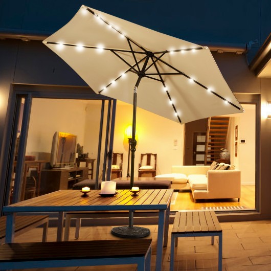 20" Outdoor Patio Half Round Umbrella Base