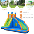 Inflatable Mighty Bounce House Jumper with Water Slide without Blower