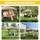 Outdoor 2-Tier 10' x 10' Screw-free Structure Shelter Gazebo Canopy