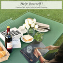 Picnic Table Bench Set for Outdoor Camping -Green