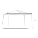 10 x 10 Feet Outdoor Wedding Party Canopy Tent for Backyard