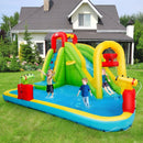 Inflatable Splash Jump Slide Water Bounce without Blower