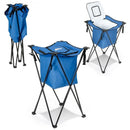 Portable Tub Cooler with Folding Stand and Carry Bag-Blue