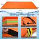 12’ x 6’ 3 Layer Floating Water Pad-Orange