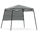 7 x 7 FT Sland Adjustable Portable Canopy Tent w- Backpack-Gray