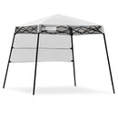 7 x 7 FT Sland Adjustable Portable Canopy Tent w- Backpack-White