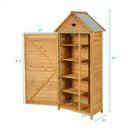 Wooden Outdoor Lockable Garden Tool Storage