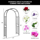 7.2 ft Garden Decoration Climbing Plants Arch