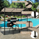 7' x 4.5' Grill Gazebo Outdoor Patio Garden BBQ Canopy Shelter-Beige
