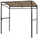 7' x 4.5' Grill Gazebo Outdoor Patio Garden BBQ Canopy Shelter-Brown