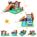 Kids Inflatable Bounce House Jumping Castle Slide Climber Bouncer Without Blower