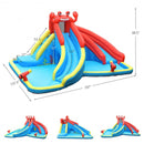 Inflatable Water Slide Crab Dual Slide Bounce House without Blower