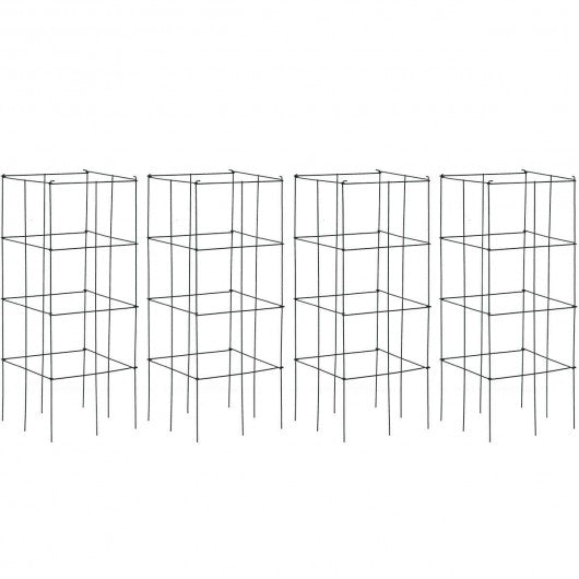 4 Pack Garden Trellis for Climbing Plants for Flower Vegetable