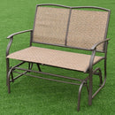 Iron Patio Rocking Chair for Outdoor Backyard and Lawn