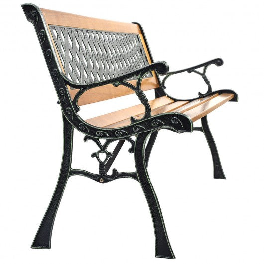 Outdoor Cast Iron Patio Bench