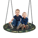 40" Flying Saucer Tree Swing Outdoor Play Set with Adjustable Ropes Gift for Kids