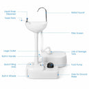 Camping Hand Wash Station Basin Stand with 4.5 Gallon Tank