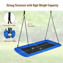 60" Platform Tree Swing Outdoor with  2 Hanging Straps-Blue