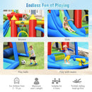 Inflatable Bounce House Splash Pool with Water Climb Slide Blower included