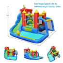 Inflatable Bounce House Splash Pool with Water Climb Slide Blower included