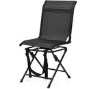 Foldable 360-degree Swivel Hunting Chair with Iron Frame for All-weather Outdoor