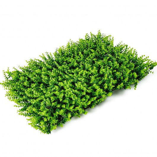 12 Pcs 16x24inch Artificial Eucalyptus Hedge Plant Privacy Fence Panels